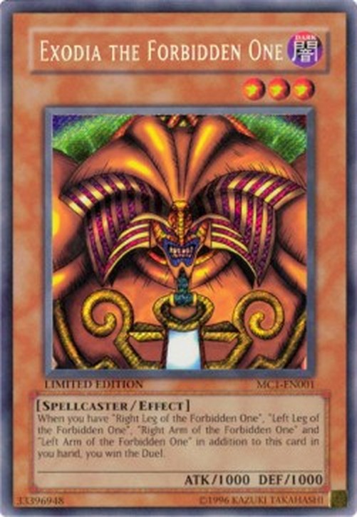 Yu-Gi-Oh! MC1 Exodia the Forbidden One