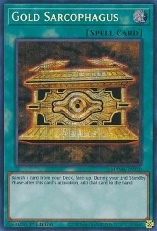Yu-Gi-Oh! MAMA Gold Sarcophagus (V.2 - Secret Parallel Rare)