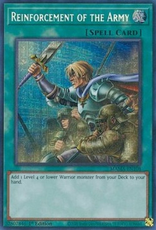 Yu-Gi-Oh! MAMA Reinforcement of the Army (V.2 - Secret Parallel Rare)