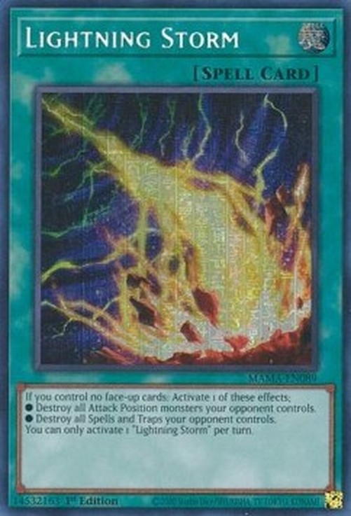 Yu-Gi-Oh! MAMA Lightning Storm (V.3 - Secret Parallel Rare)