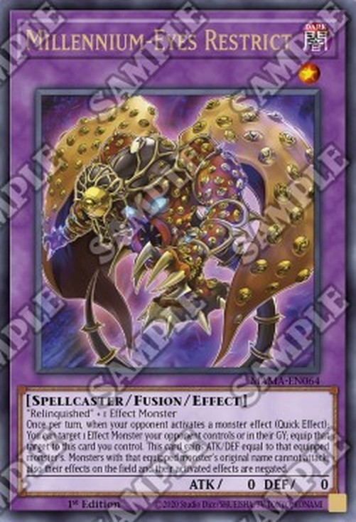 Yu-Gi-Oh! MAMA Millennium-Eyes Restrict (V.2 - Ultra Parallel Rare)