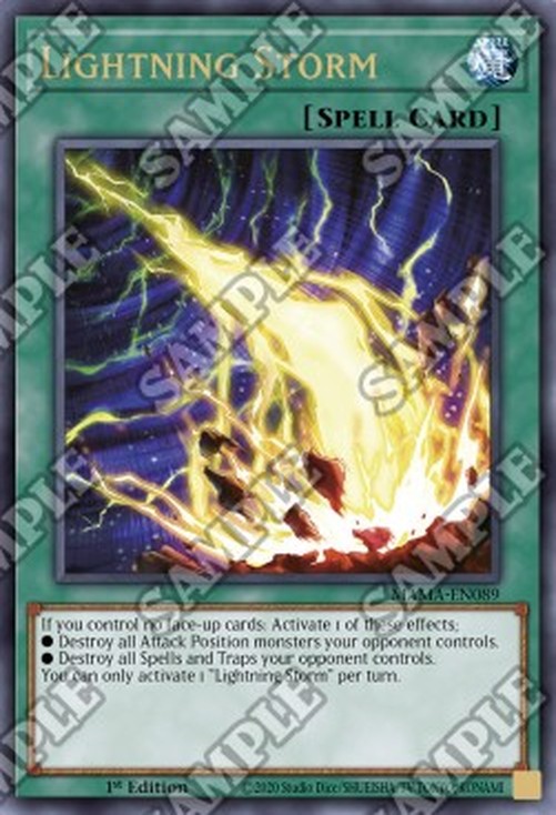 Yu-Gi-Oh! MAMA Lightning Storm (V.2 - Ultra Parallel Rare)