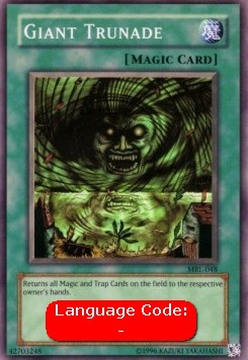 Yu-Gi-Oh! MRL Giant Trunade (V.2 - Super Rare)
