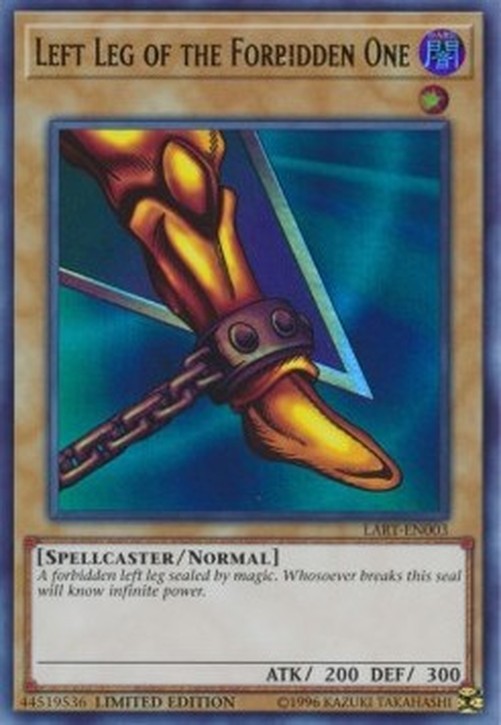 Yu-Gi-Oh! LART Left Leg of the Forbidden One