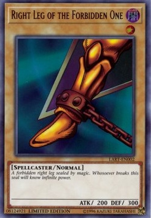 Yu-Gi-Oh! LART Right Leg of the Forbidden One