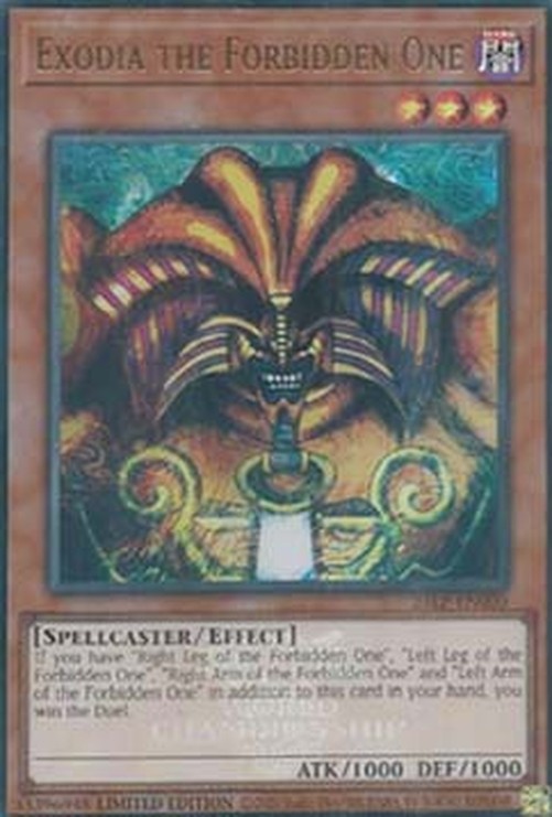 Yu-Gi-Oh! 25LP Exodia the Forbidden One (V.1 - Ultra Rare)