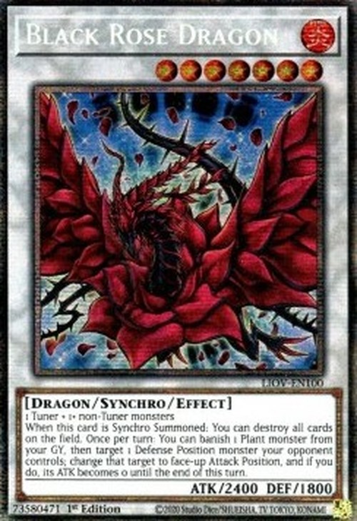 Yu-Gi-Oh! LIOV Black Rose Dragon