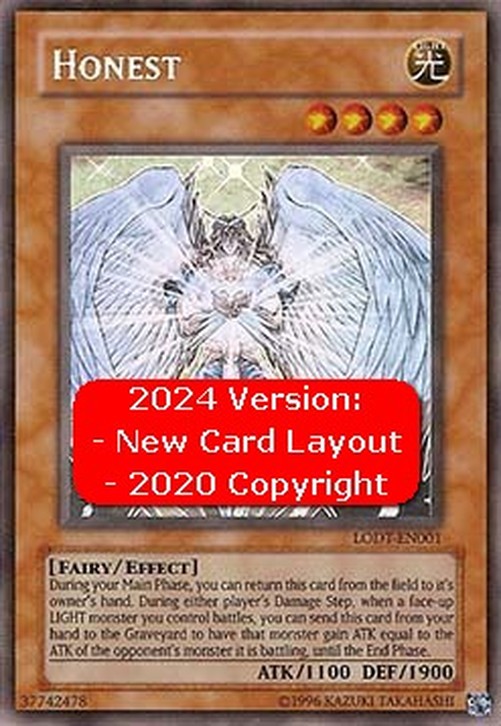 Yu-Gi-Oh! LODT Honest (V.4 - Ghost Rare)