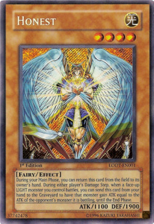 Yu-Gi-Oh! LODT Honest (V.1 - Secret Rare)
