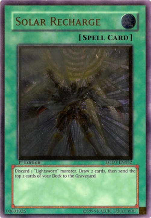 Yu-Gi-Oh! LODT Solar Recharge (V.3 - Ultimate Rare)