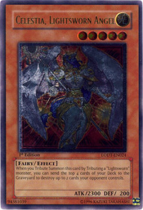 Yu-Gi-Oh! LODT Celestia, Lightsworn Angel (V.3 - Ultimate Rare)