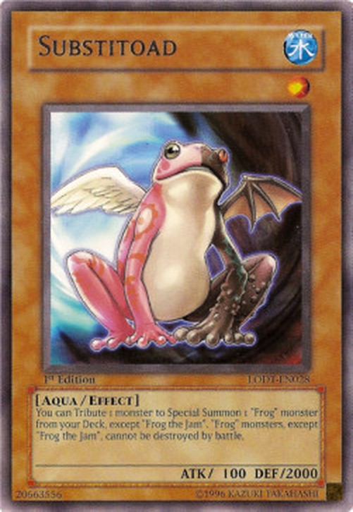 Yu-Gi-Oh! LODT Substitoad (V.1 - Rare)