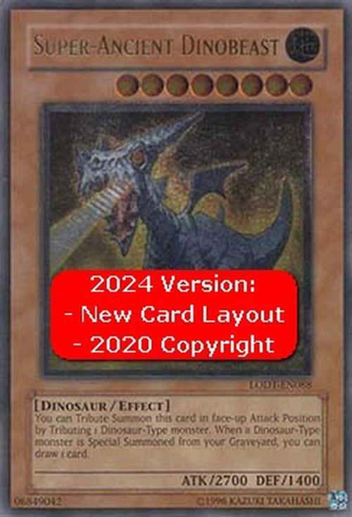 Yu-Gi-Oh! LODT Super-Ancient Dinobeast (V.4 - Ultimate Rare)