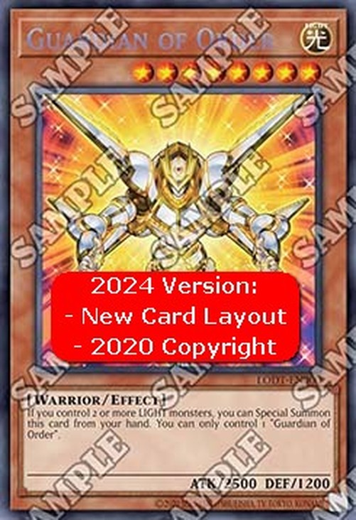 Yu-Gi-Oh! LODT Guardian of Order (V.2 - Secret Rare)