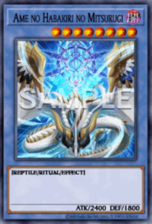 Yu-Gi-Oh! L26D Ame no Habakiri no Mitsurugi (V.3 - Starlight Rare)