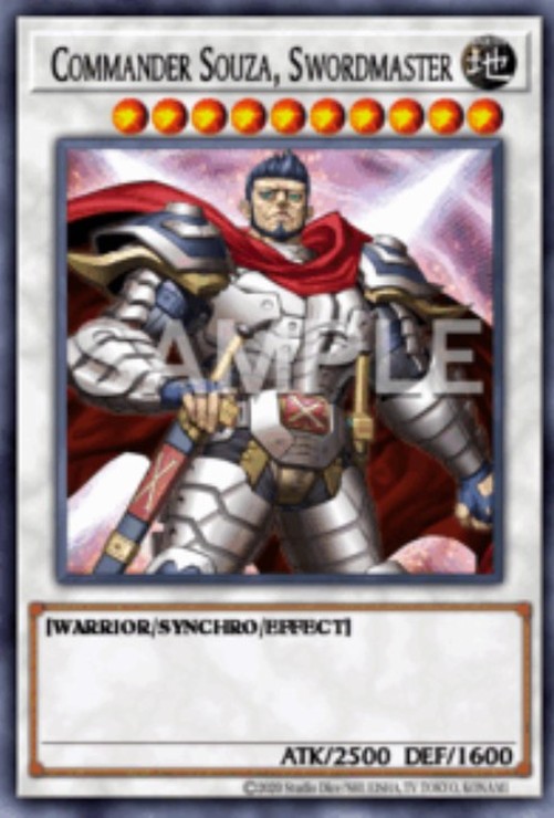 Yu-Gi-Oh! L26D Commander Souza, Swordmaster (V.3 - Starlight Rare)