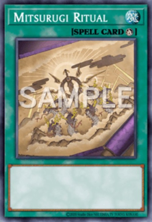 Yu-Gi-Oh! L26D Mitsurugi Ritual (V.3 - Starlight Rare)