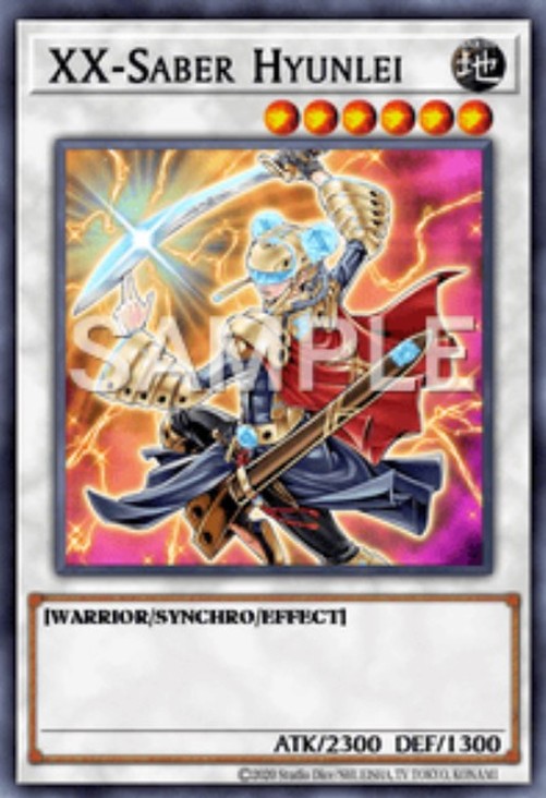 Yu-Gi-Oh! L26D XX-Saber Hyunlei (V.3 - Starlight Rare)