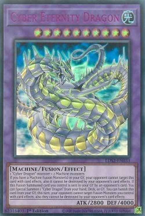 Yu-Gi-Oh! LDS2 Cyber Eternity Dragon (V.4 - Ultra Rare)