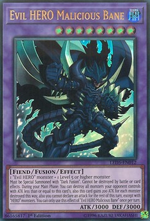 Yu-Gi-Oh! LED5 Evil HERO Malicious Bane