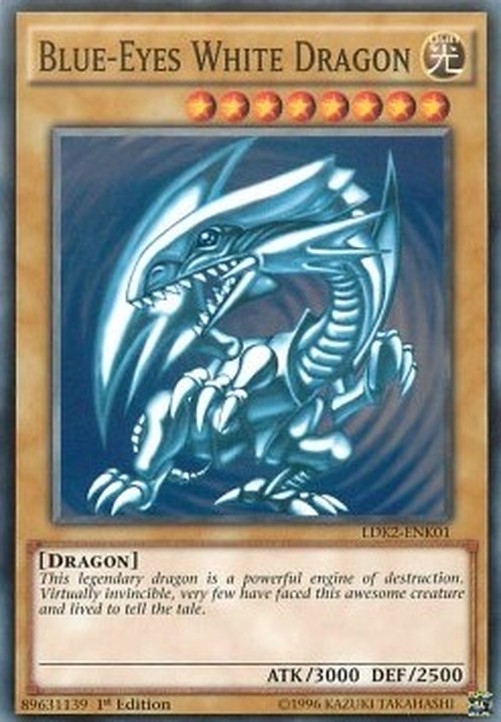 Yu-Gi-Oh! LDK2 Blue-Eyes White Dragon (V.1 - Common)