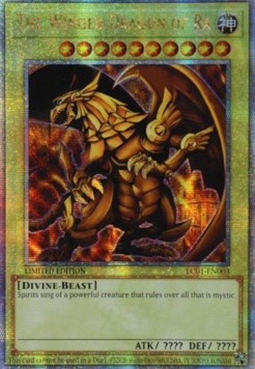 Yu-Gi-Oh! LC25 The Winged Dragon of Ra (V.2 - Quarter Century Secret Rare)