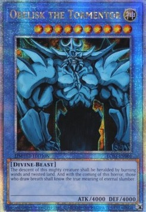 Yu-Gi-Oh! LC25 Obelisk the Tormentor (V.2 - Quarter Century Secret Rare)