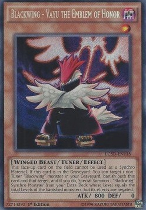 Yu-Gi-Oh! LC5D Blackwing - Vayu the Emblem of Honor