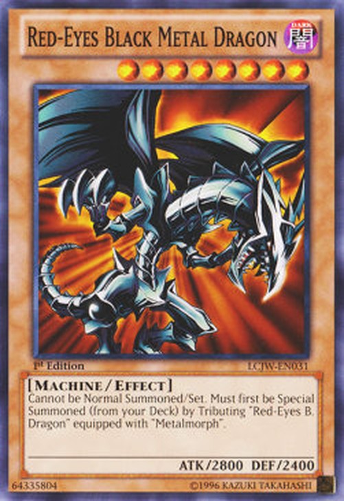 Yu-Gi-Oh! LCJW Red-Eyes Black Metal Dragon