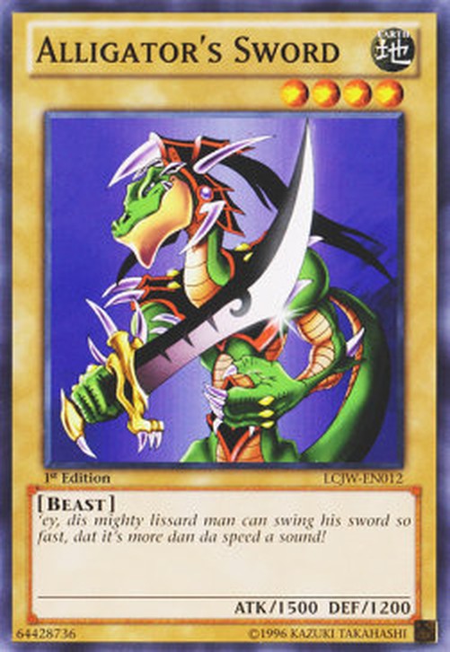 Yu-Gi-Oh! LCJW Alligator's Sword