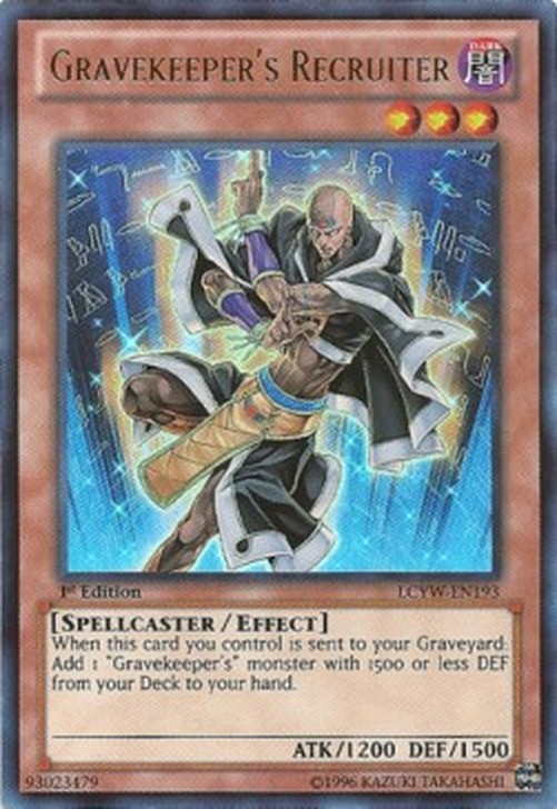Yu-Gi-Oh! LCYW Gravekeeper's Recruiter