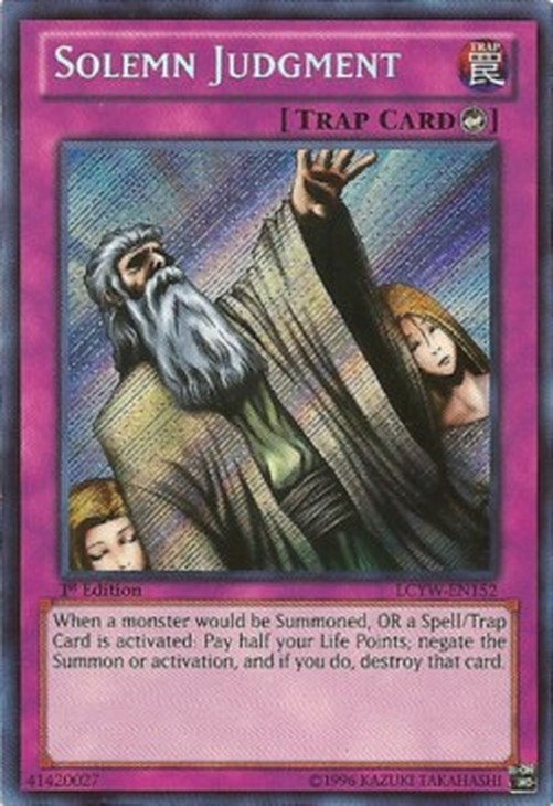 Yu-Gi-Oh! LCYW Solemn Judgment