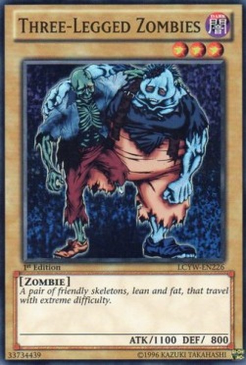 Yu-Gi-Oh! LCYW Three-Legged Zombies