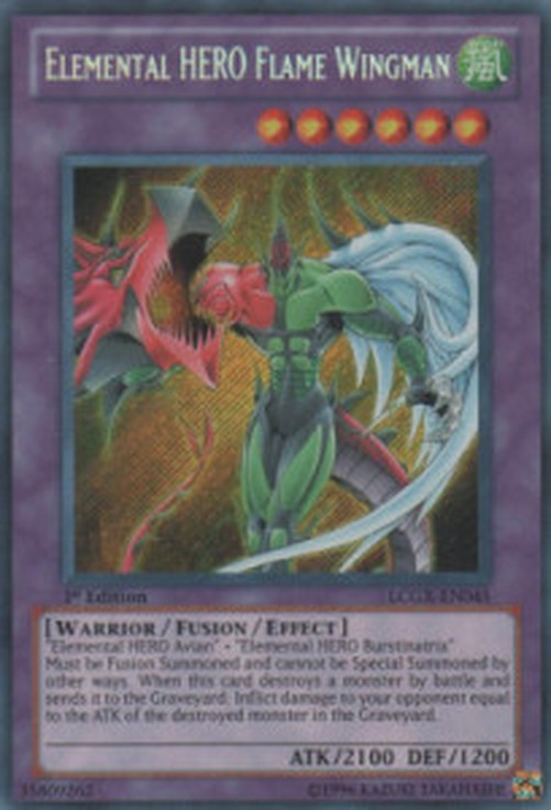 Yu-Gi-Oh! LCGX Elemental HERO Flame Wingman