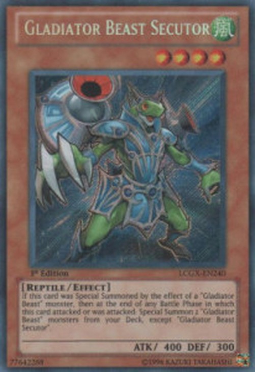Yu-Gi-Oh! LCGX Gladiator Beast Secutor