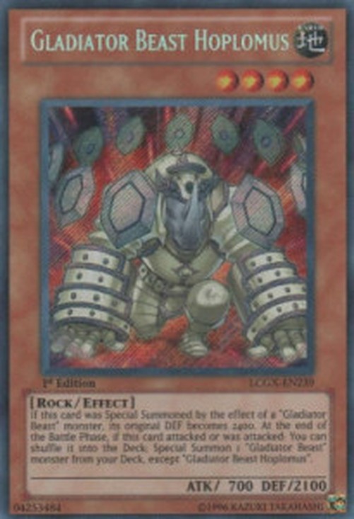 Yu-Gi-Oh! LCGX Gladiator Beast Hoplomus