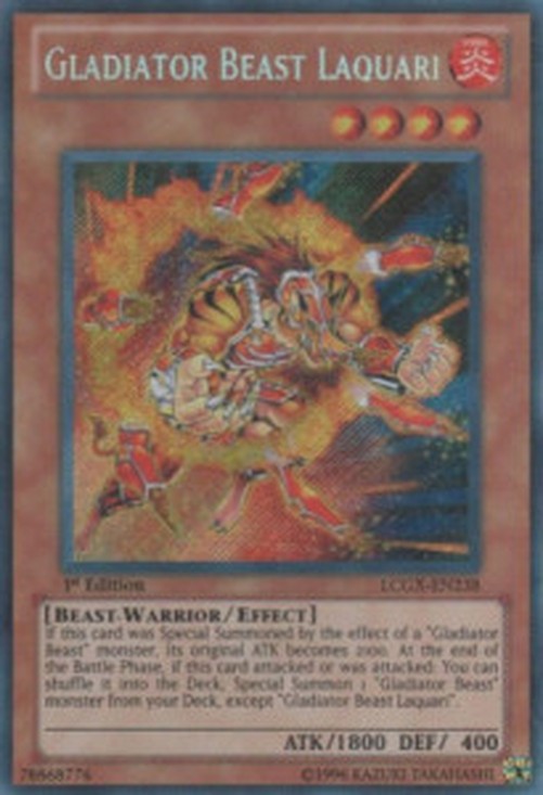 Yu-Gi-Oh! LCGX Gladiator Beast Laquari