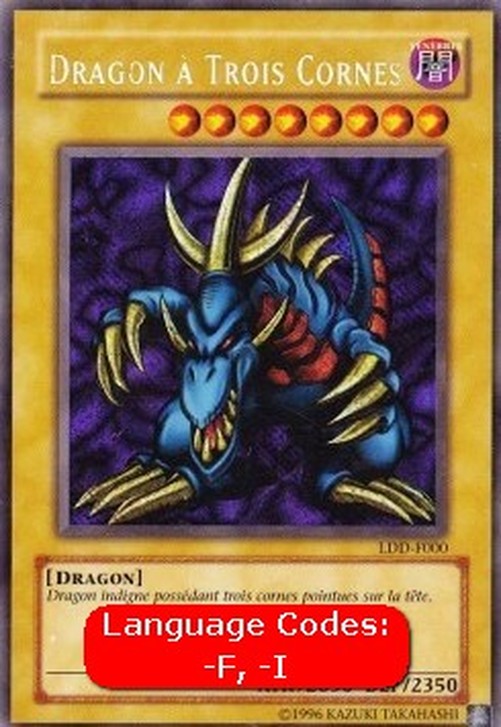 Yu-Gi-Oh! LDD Tri-Horned Dragon (V.1 - Secret Rare)