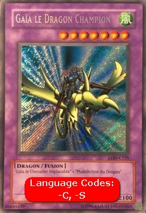 Yu-Gi-Oh! LDD Gaia the Dragon Champion (V.2 - Secret Rare)