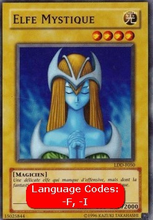 Yu-Gi-Oh! LDD Mystical Elf (V.1 - Super Rare)