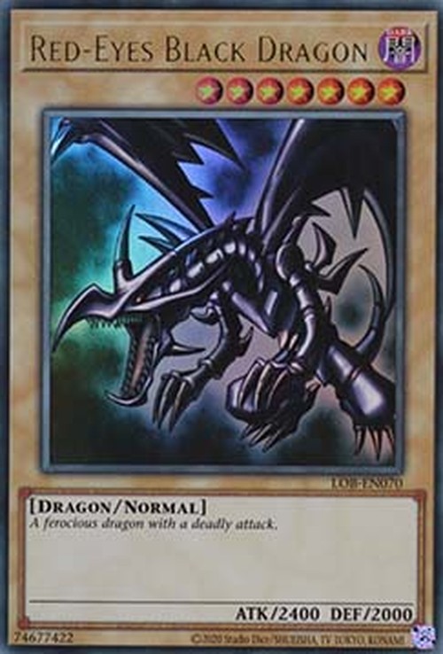 Yu-Gi-Oh! LOB-25TH Red-Eyes Black Dragon