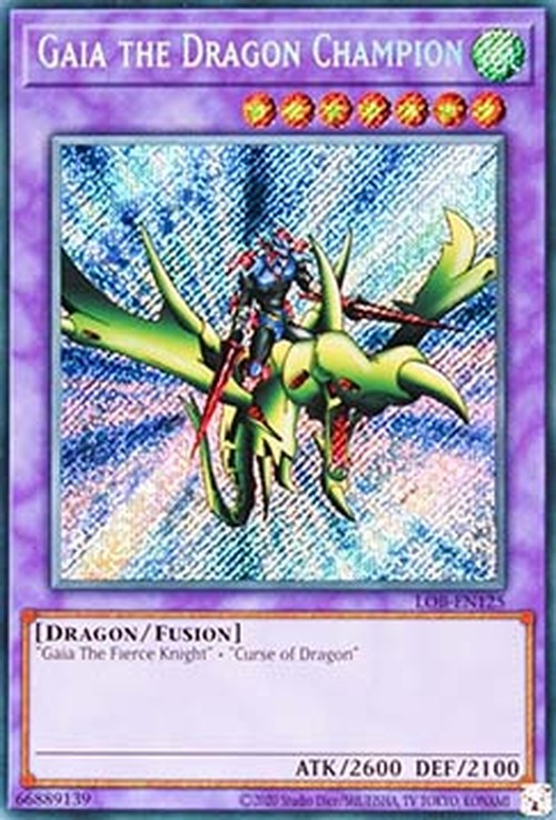 Yu-Gi-Oh! LOB-25TH Gaia the Dragon Champion