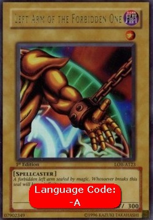 Yu-Gi-Oh! LOB Left Arm of the Forbidden One (V.3 - Ultra Rare)