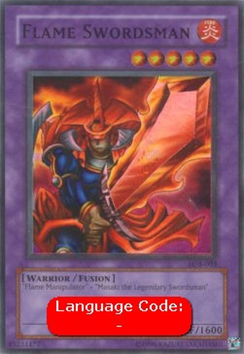 Yu-Gi-Oh! LOB Flame Swordsman (V.2 - Super Rare)