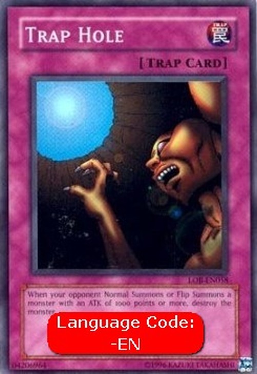 Yu-Gi-Oh! LOB Trap Hole (V.4 - Super Rare)