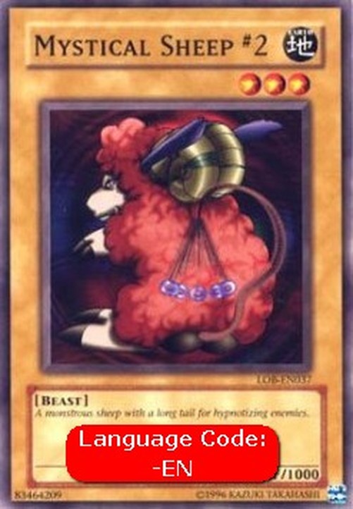 Yu-Gi-Oh! LOB Mystical Sheep #2 (V.4 - Common)