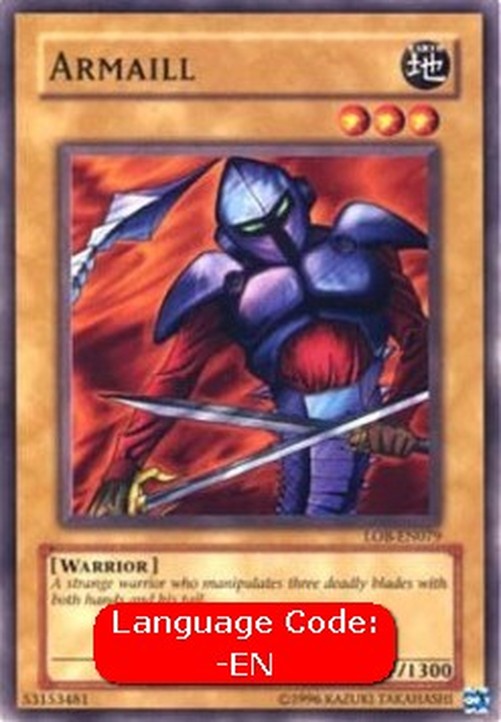 Yu-Gi-Oh! LOB Armaill (V.4 - Common)