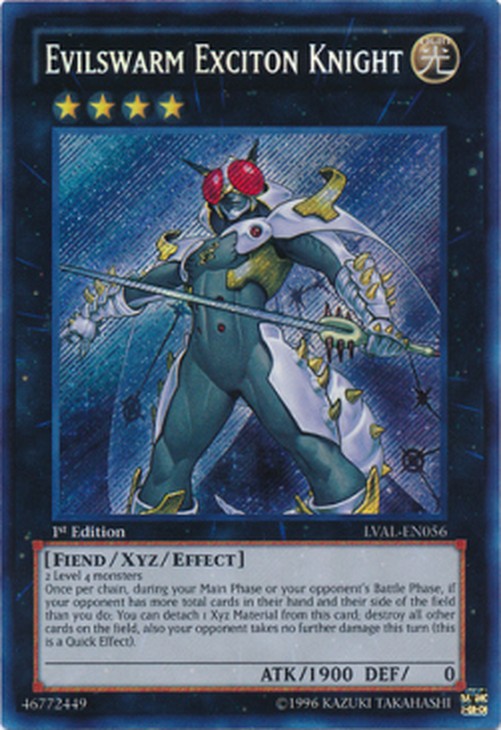 Yu-Gi-Oh! LVAL Evilswarm Exciton Knight