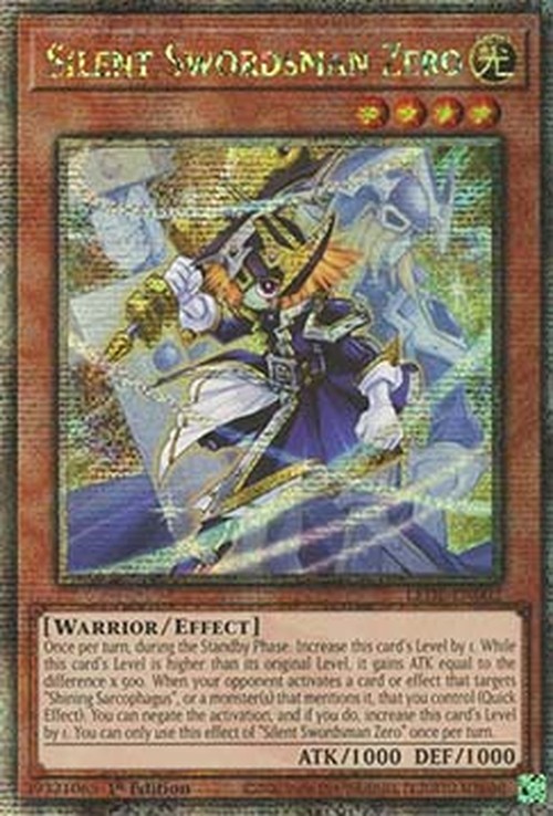 Yu-Gi-Oh! LEDE Silent Swordsman Zero (V.2 - Quarter Century Secret Rare)