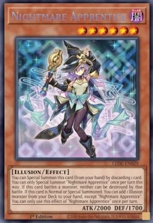 Yu-Gi-Oh! LEDE Nightmare Apprentice (V.1 - Secret Rare)